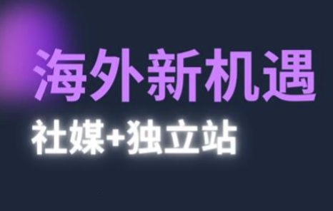 2025出海新机遇(社媒+独立站)，海外新机遇，实现独立站的高效运营与出海-米落轻创