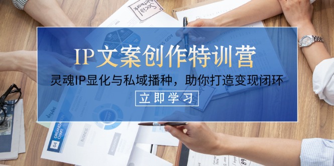（14330期）IP文案创作特训营，灵魂IP显化与私域播种，助你打造变现闭环（14节课）-米落轻创