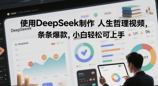 使用DeepSeek制作人生哲理视频，条条爆款，小白轻松可上手-米落轻创