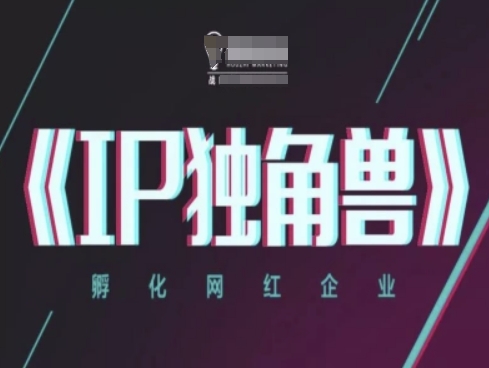 IP独角兽，孵化网红企业，ip教程-米落轻创