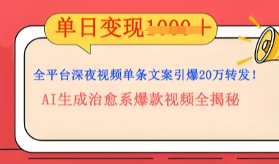 全平台深夜文案新风口：DeepSeek生成百万播放量金句，治愈系内容涨粉速度快4倍-米落轻创