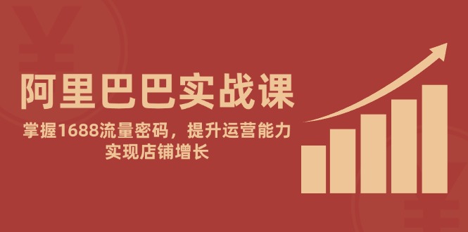 （14830期）阿里巴巴实战课：掌握1688流量密码，提升运营能力，实现店铺增长-米落轻创
