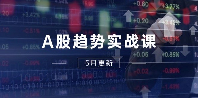 （14808期）A股趋势实战课：主力动向+政策红利，2025全年策略5月更新-米落轻创