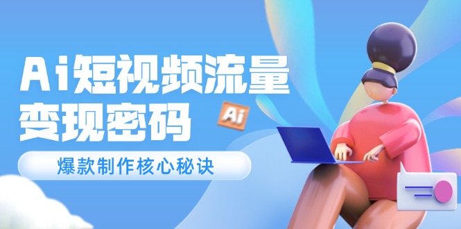 （14875期）Ai短视频流量密码，爆款制作核心秘诀，120万案例深度解析-米落轻创