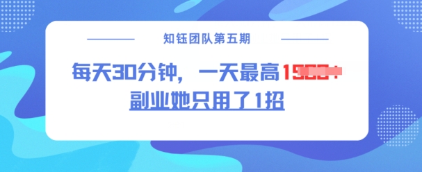 副业她只用了1招，每天30分钟，无脑二创，一天最高1.5k-米落轻创