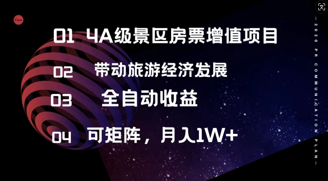 4A级景区房票增值项目  带动旅游经济发展 全自动收益 可矩阵 月入1w+-米落轻创