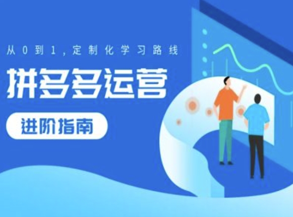 拼多多运营进阶指南，从0到1定制化学习路线-米落轻创
