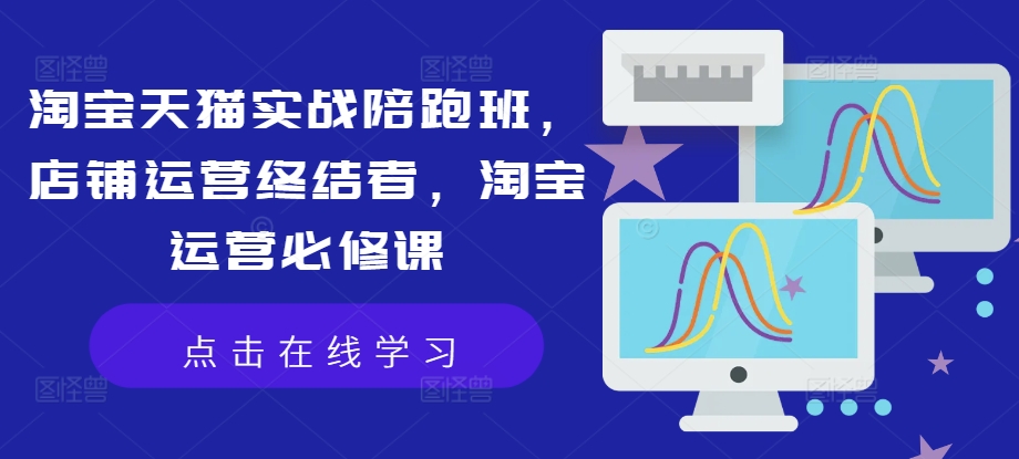 淘宝天猫实战陪跑班，店铺运营终结者，淘宝运营必修课-米落轻创