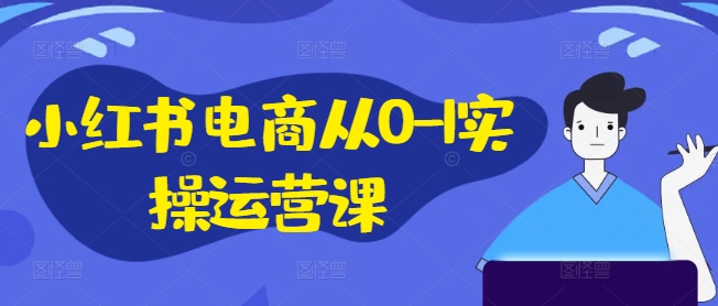 小红书电商从0-1实操运营课，小红书手机实操小红书/IP和私域课/小红书电商电脑实操板块等-米落轻创