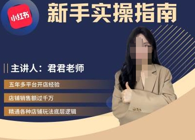 君君-小红书电商从入门到精通，新手实操指南-米落轻创