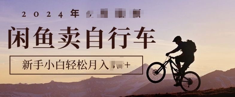 骑行圈的秘密之我在闲鱼卖自行车，项目门槛低，0成本就可以操作-米落轻创