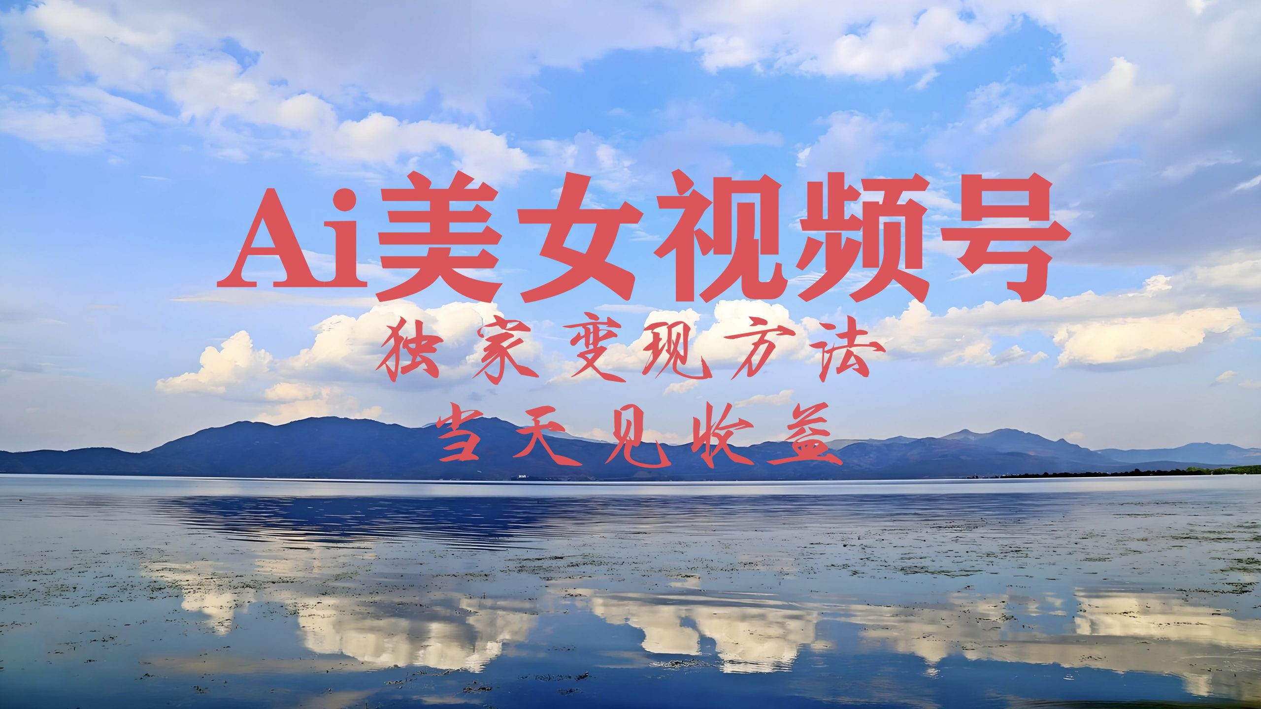 2024最新视频号AI美女跳舞视频玩法，当天见收益-米落轻创